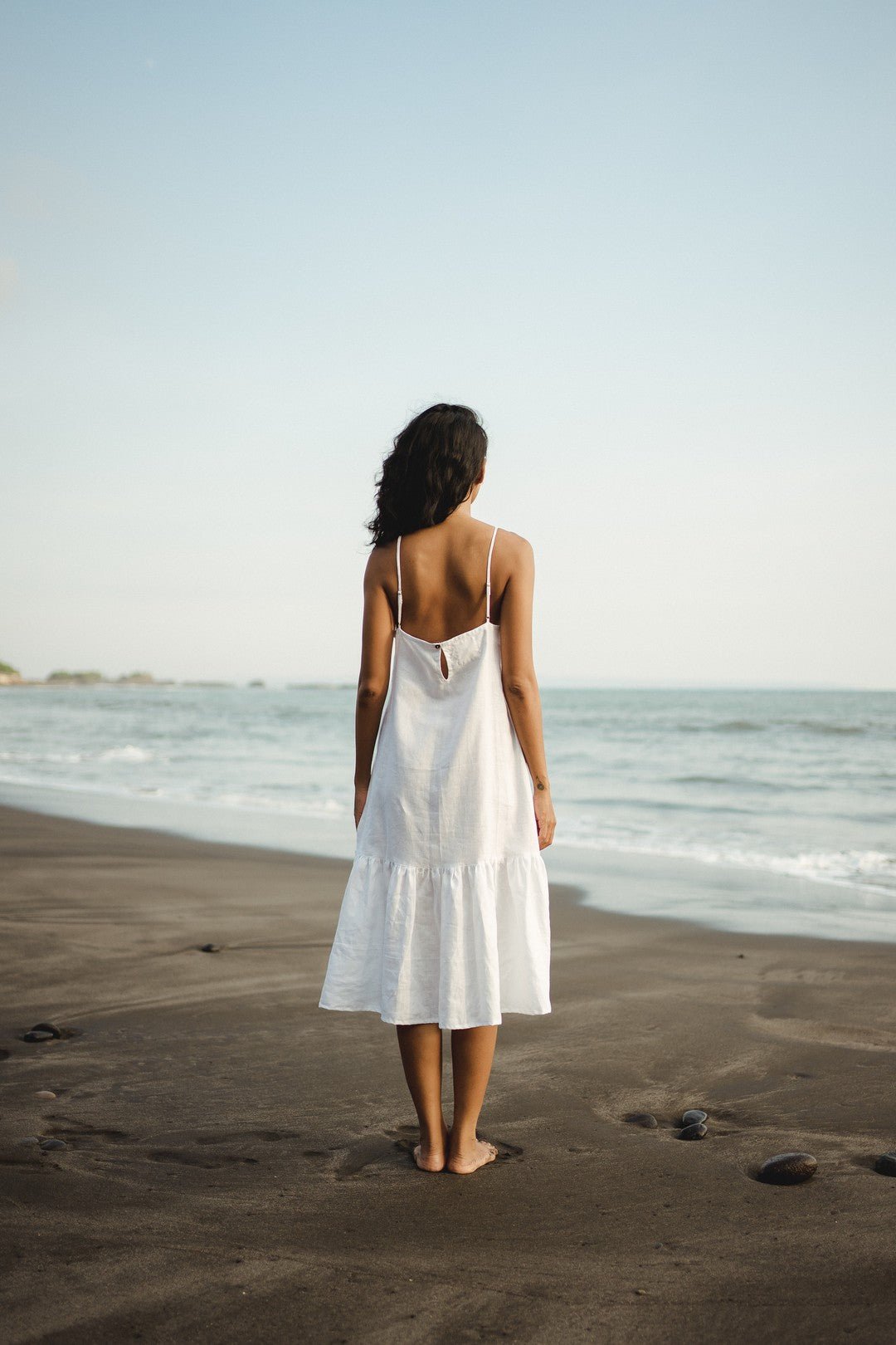 Bianca Midi Dress in White