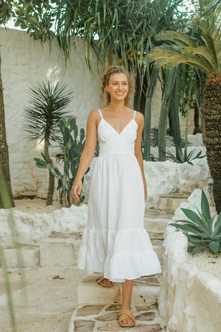 Karina Dress in White